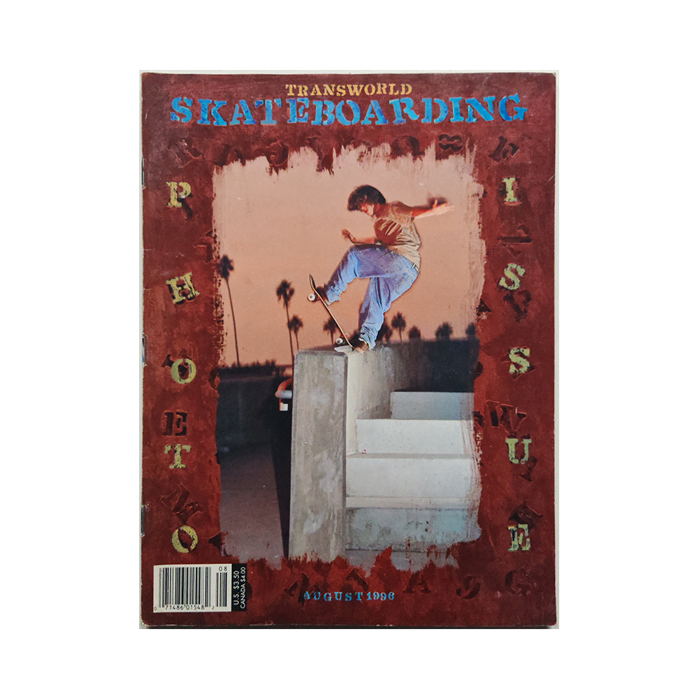 Transworld Skateboarding - august 1996 - vol. 14 issue 8