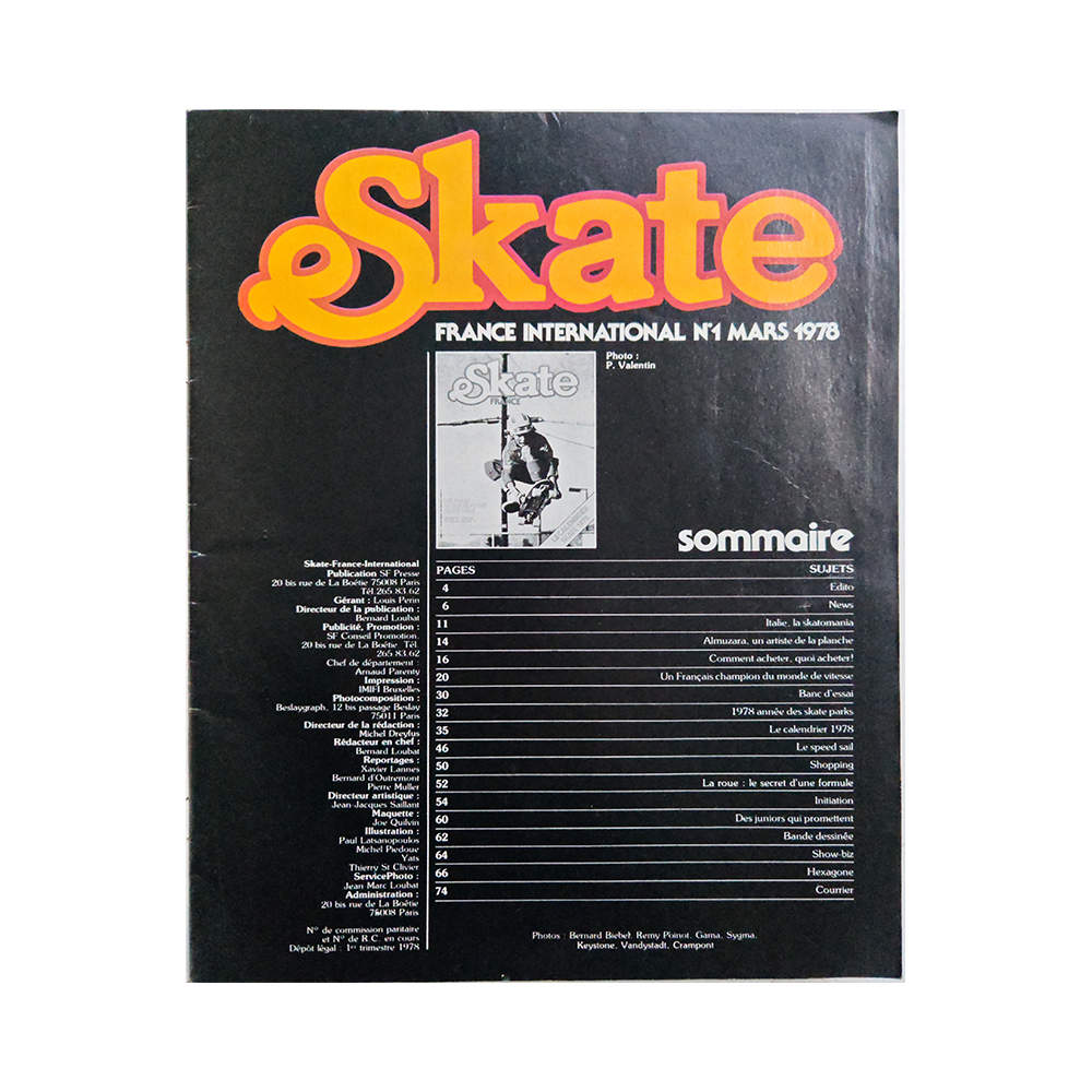 Skate France International - march 1978 - issue 1 - Imagen 3