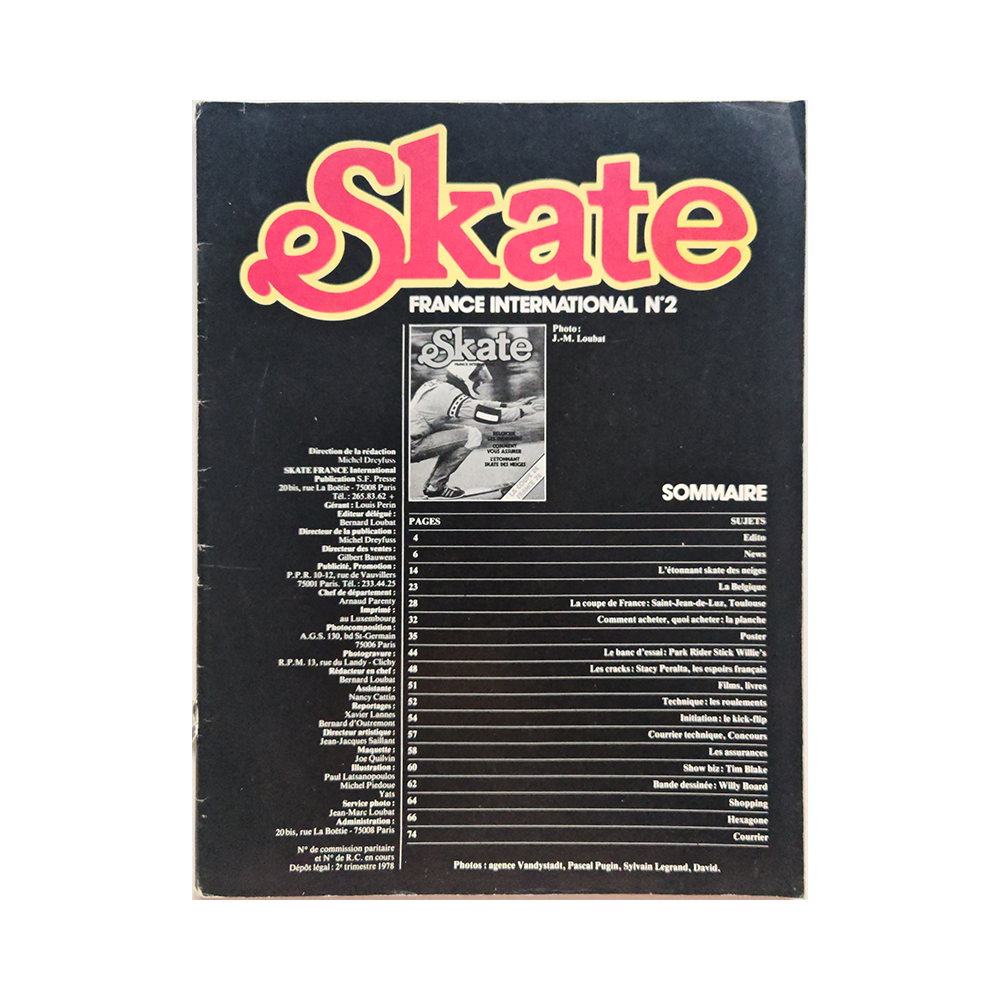 Skate France International - april 1978 - issue 2