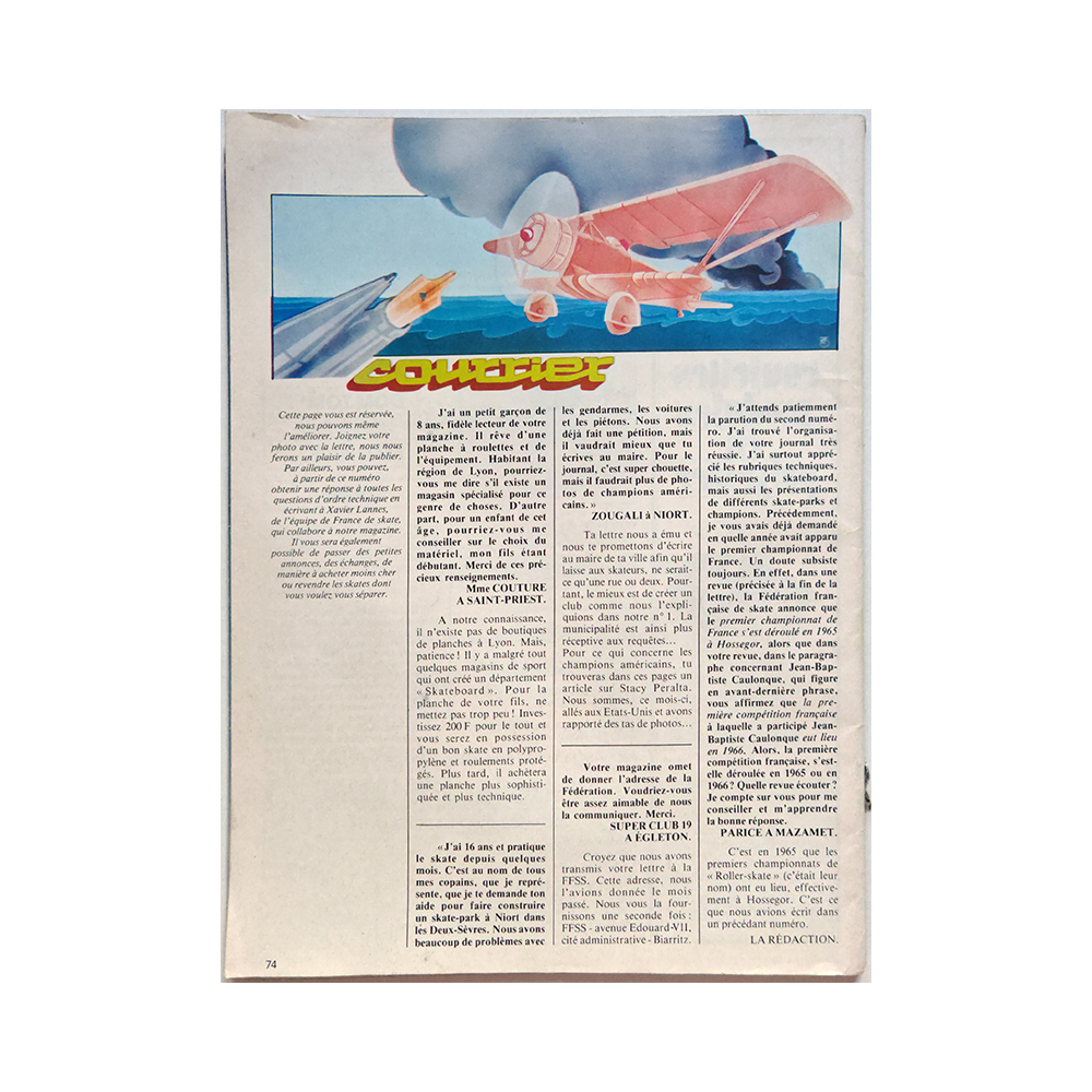 Skate France International - april 1978 - issue 2 - Imagen 2