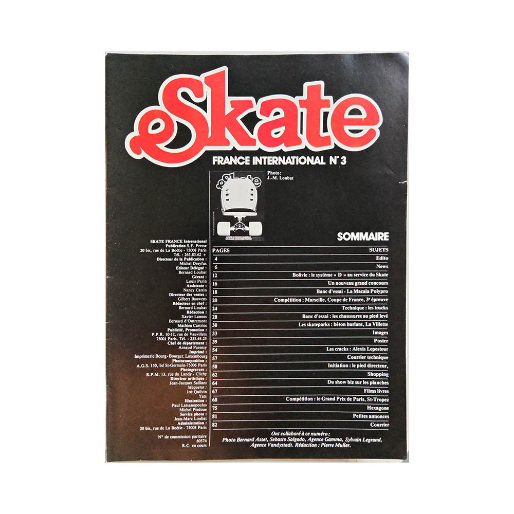 Skate France International - may 1978 - issue 3 - Imagen 3
