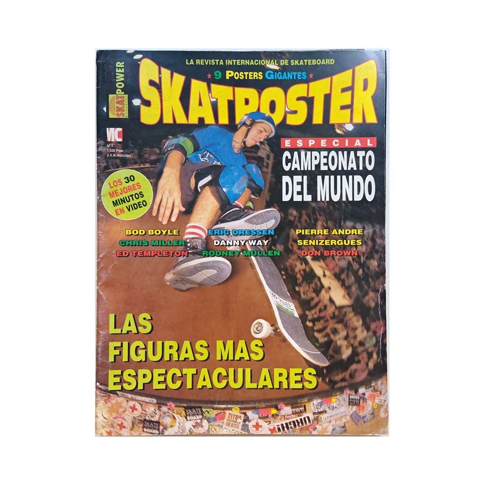 Skatpower - july 1991 - Skatposter - issue 1